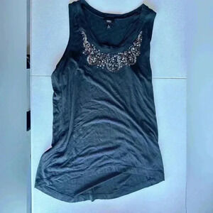 Y2K Mossimo Jeweled Tank Top Size L